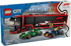 LEGO City F1® Truck with RB20 & AMR24 F1® Cars για 8+ Ετών 1086τμχ LEGO City F1® Truck with RB20 & AMR24 F1® Cars για 8+ Ετών 1086τμχ
