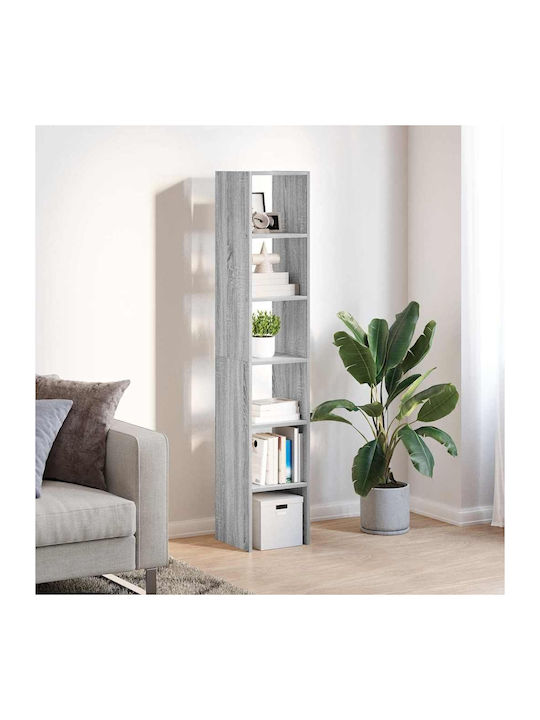 Gray Sonoma Bookcases (2 Pieces) 30x30x80cm