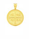 Ios Pendant Kids Talisman Double Sided Konstantinato made of Gold 14K ME2128