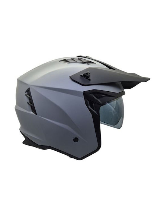 Faseed Χ1 Trail Ice Grey Mat Motorcycle Helmet ...