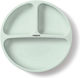 Babyono Baby Food Plate made of Silicone Green