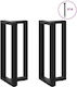 vidaXL Metallic Furniture Leg 2 Pieces Suitable...
