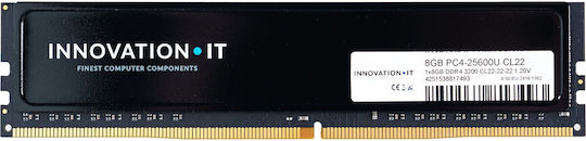 Innovation IT DDR4 με Module 1x8GB και Ταχύτητα 3200 για Desktop