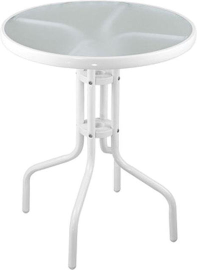Masă Cafe Fl10761 60x60x70buc Alb