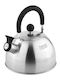 Rostfreier Stahl Teekessel Grau 1800ml