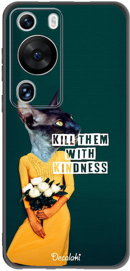 Kill Them With Kindness Back Cover Σιλικόνης Πολύχρωμο (Huawei P60 Pro)