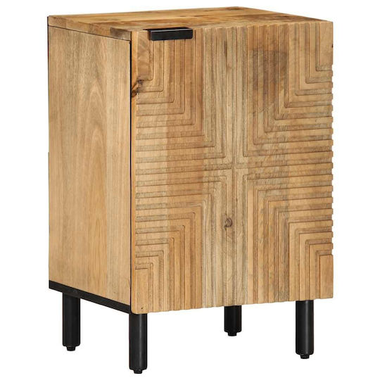 vidaXL Lemn Cabinet de baie L38xA33.5xÎ58cm Maro