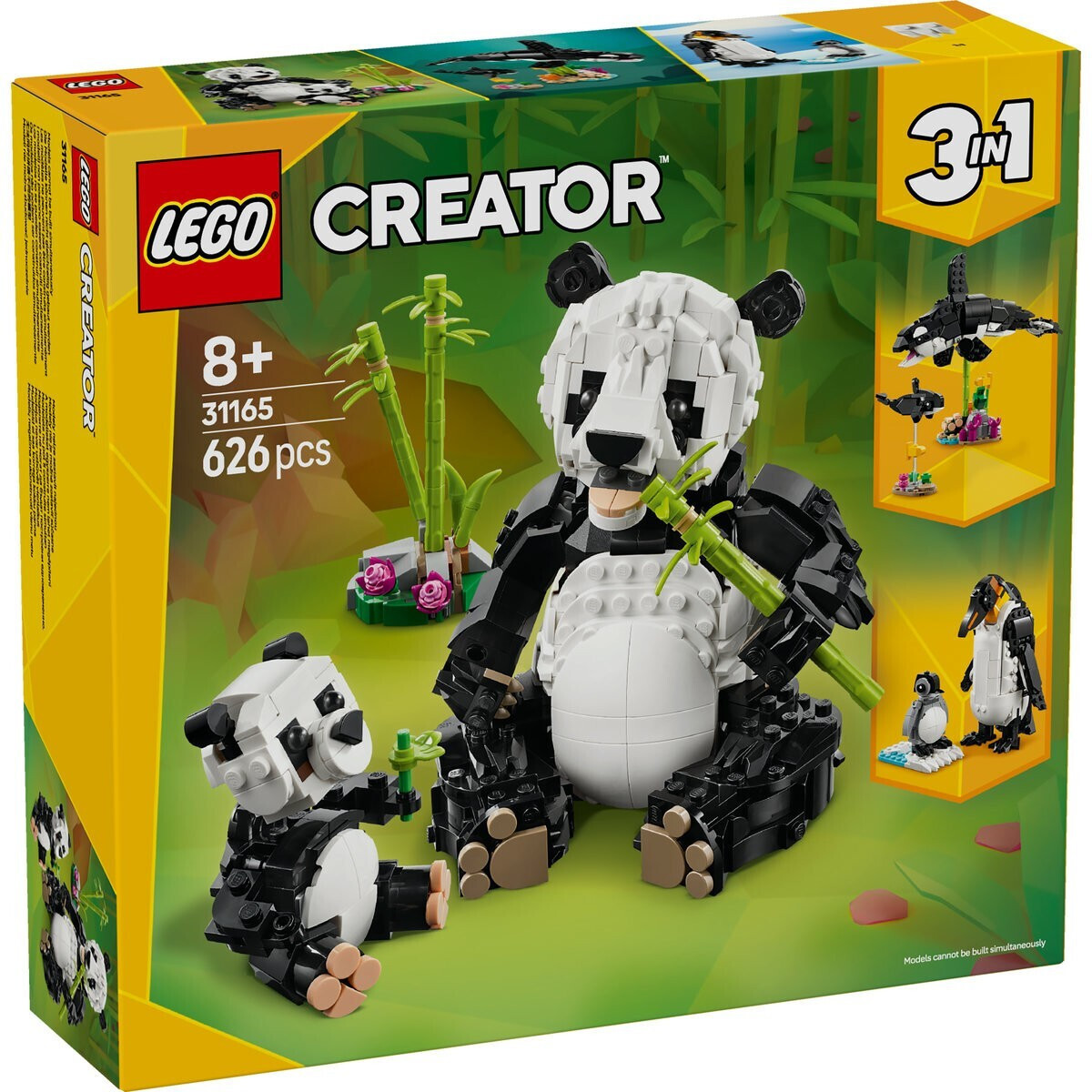 LEGO Creator Wild Animals: Panda Family για 8+ Ετών 626τμχ (31165)