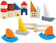 Plan Toys Τουβλάκια Λιμάνι Ξύλινα για 1.5+ Ετών