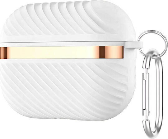 Leewello LW-347 Калъф в Бял цвят за Apple AirPods 1 / AirPods 2