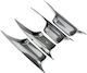Set 4 Interior Door Handles Motor10 Front Rear Bmw Series 7 F01 F02 F04 51419115533 Black Carbon