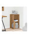 Eckbibliothek Artisan Eiche 33x33x67cm