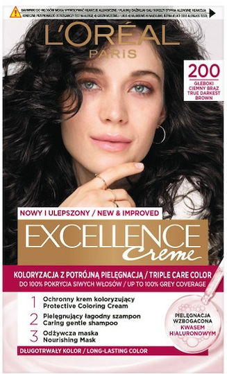 L'Oreal Paris Βαφή Μαλλιών 200 Dark Brown 176ml