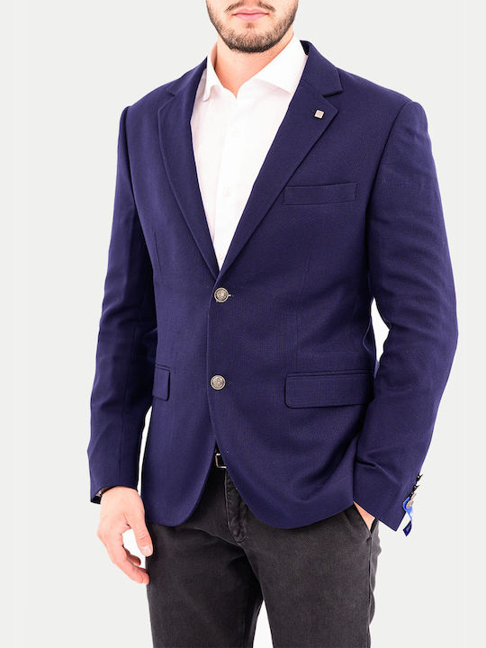 Leonardo Uomo Men's Suit Jacket Blue