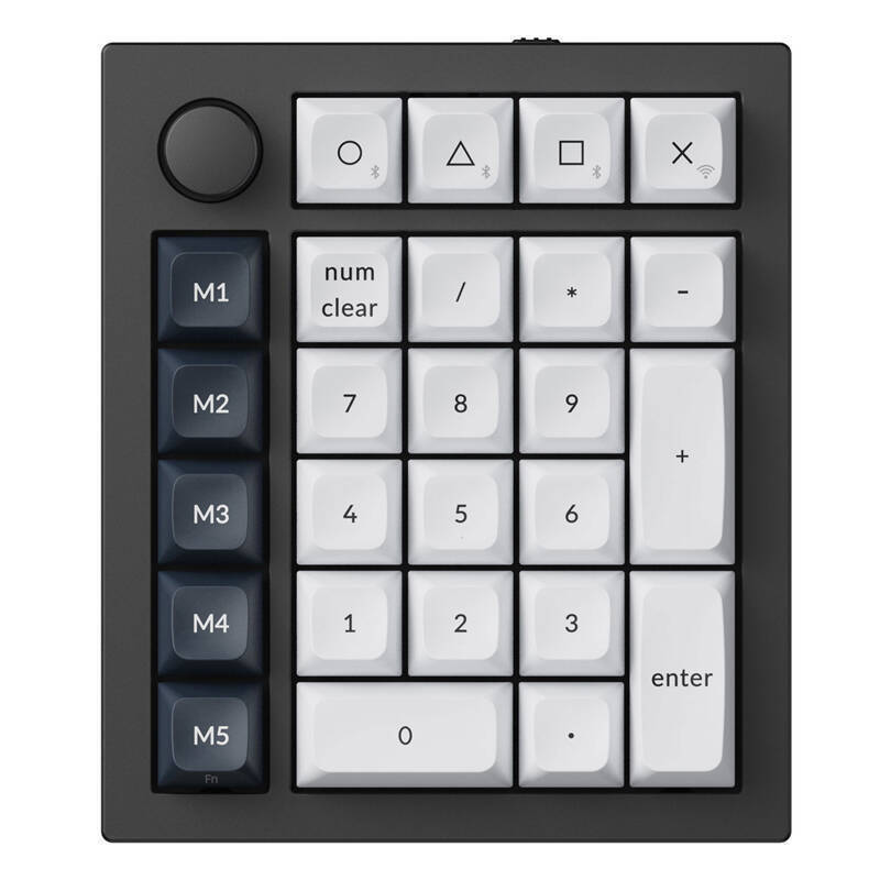 Keychron Q0 Max RGB QMK/VIA Knob Έκδοση αριθμητικού πληκτρολογίου (μαύρο)
