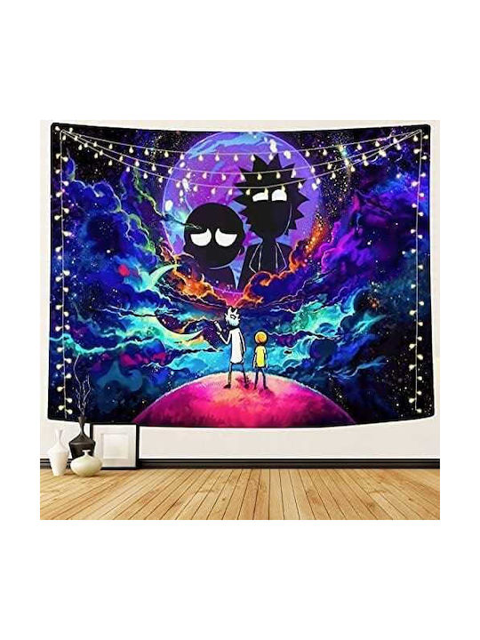 Stoff Wandteppich Rick Morty 200 x 150 cm
