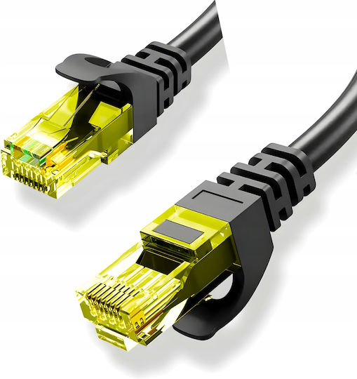 Network Cable Patchcord U Utp 6 Rj45 Rj45 25 M Black Internet