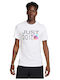Just Do It Dri-Fit Αθλητικό T-shirt Λευκό