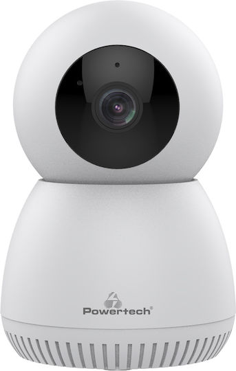 Powertech PT-1337 IP Surveillance Camera Wi-Fi Full HD+ 3MP with Two-Way Communication and Lens 4mm