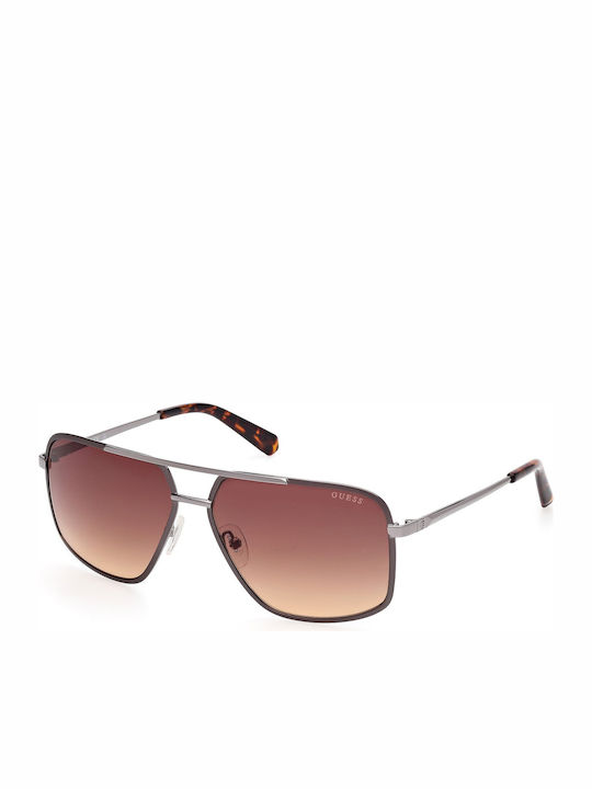 Guess Men's Sunglasses with Black Metallic Fram...