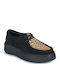 Torhill Bee Women's Suede Oxford Shoes Black