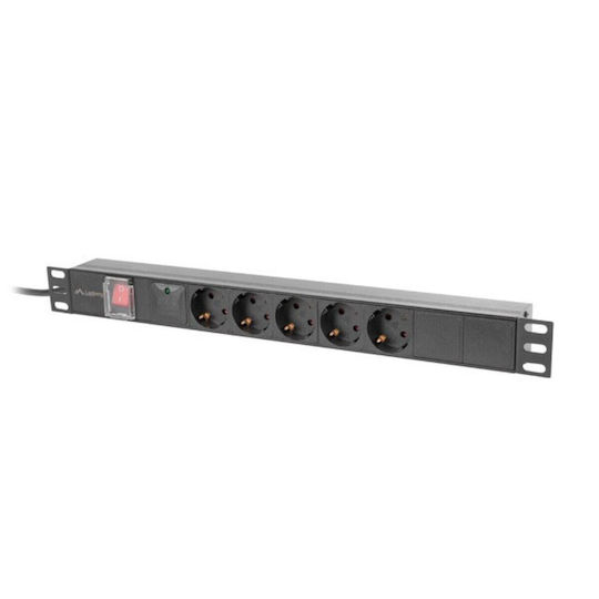 Lanberg Ракла Мултифункционално Гнездо Rack PDU-05F-0200-BK 1 Брой