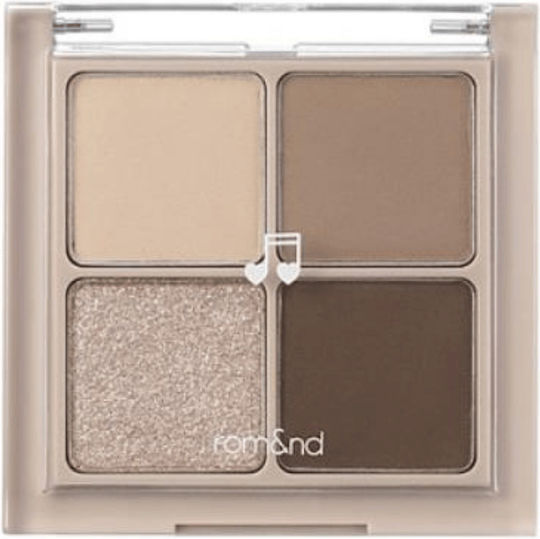 Rom&nd Better Than Eyes Lidschattenpalette Matt in fester Form Dry Buckwheat Flower, 02 6.5gr