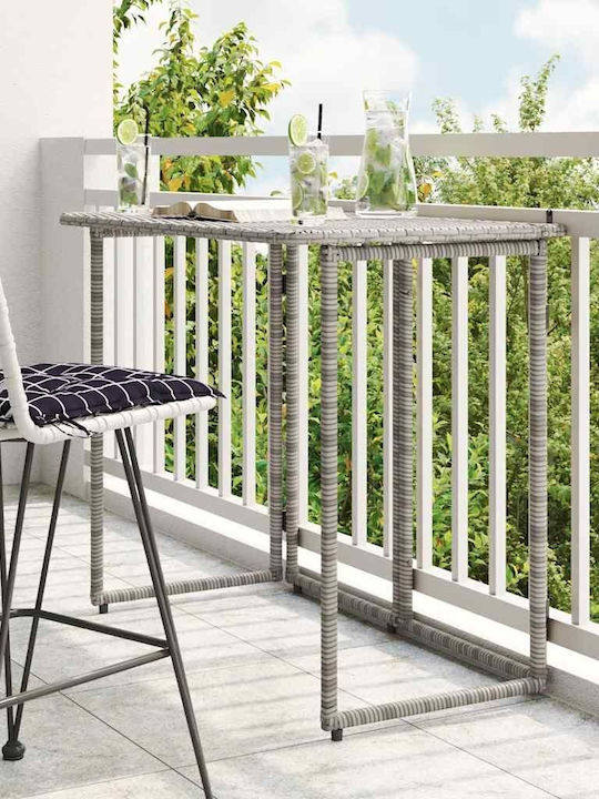 Garden Table for Small Outdoor Spaces Rattan Fo...