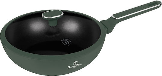 Berlinger Haus Aluminum Wok with Lid Non-Stick Interior Coating 28cm