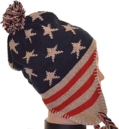 Beanie Beanie Knitted in Blue color