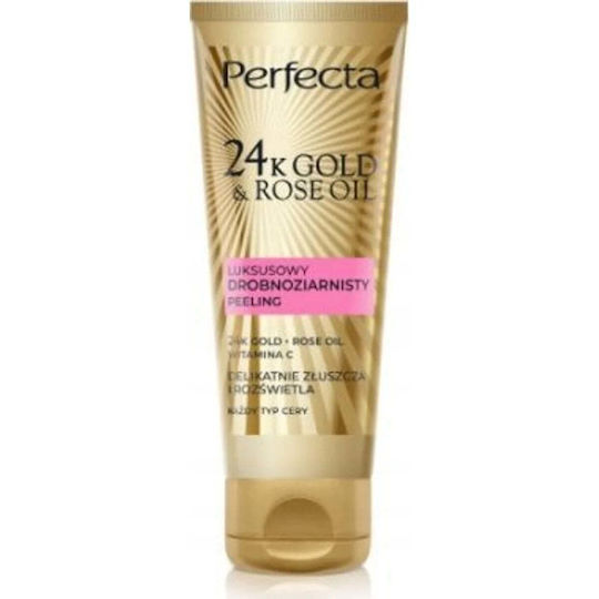 Perfecta Luxury Cu Aur 24k Și Ulei De Trandafir Cremă Pentru Scrub Față 75ml