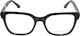 Tailor Made 15274 C1 Women's Square Black Prescription Eyeglass Frames