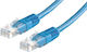 U/UTP Кат.6 (Gigabit) Мрежов Кабел Ethernet 1м Син