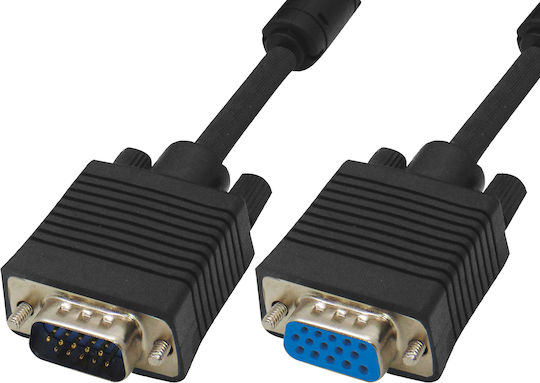 Cablu VGA - VGA Negru 5m (04.001.0395)