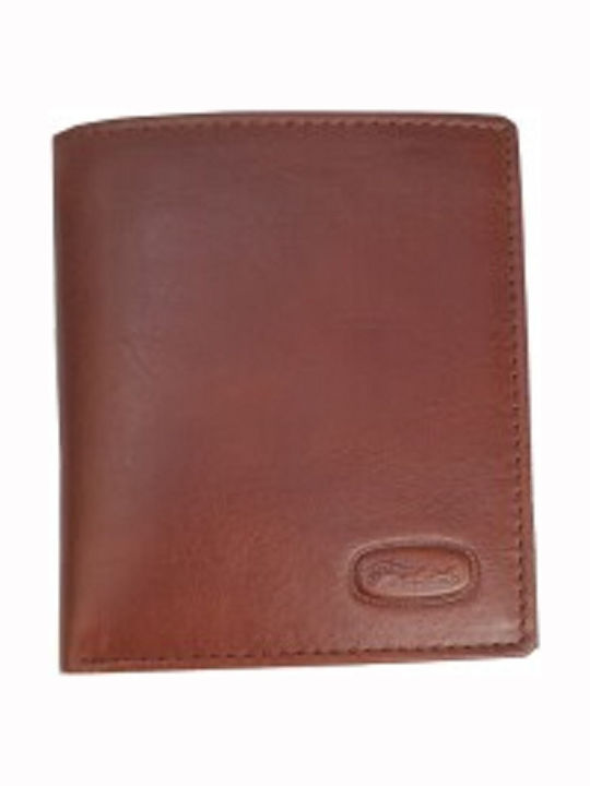 Leather Men's Wallet Classic with RFID Brown