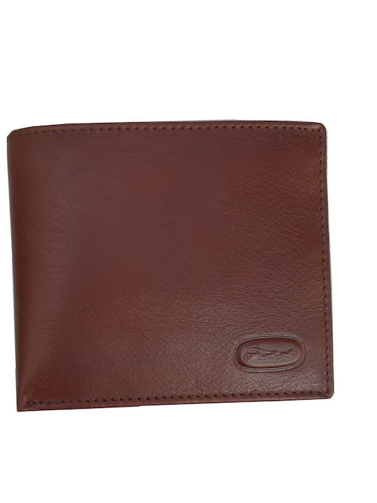 Leather Men's Wallet Classic with RFID Brown