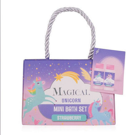 Accentra Σετ Περιποίησης Unicorn Gift Bag 30ml Shower Gel 30ml Bubble Bath & Σφουγγάρι