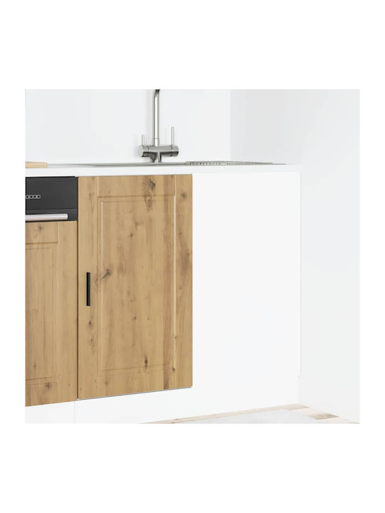 Dulap de Colț pardoseală Cafea 86x46x81.5buc