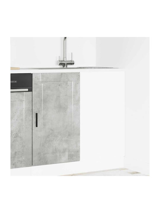 Dulap de Colț pardoseală Gri 86x46x81.5buc