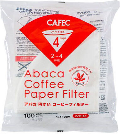 Cafec Abaca Cone-shaped 100 Φίλτρα Καφέ Χάρτινα