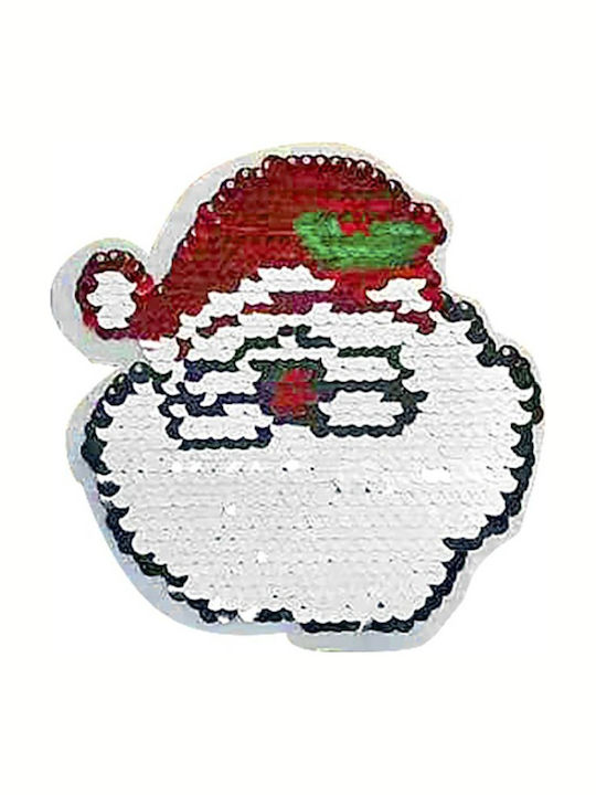 Xmasfest Santa Claus Sequins Sticker 11x10cm