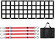 Vevor Pickup Truck Tailgate Net 54" X 18" Adjustable Trucks