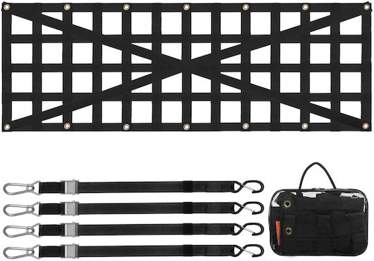 Vevor Δίχτυ Πίσω Πόρτας Pickup Truck 54" X 18" Ρυθμιζόμενο Σχέδιο Σταυρού