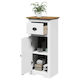 vidaXL Bathroom Cabinet L44xW30xH90cm White