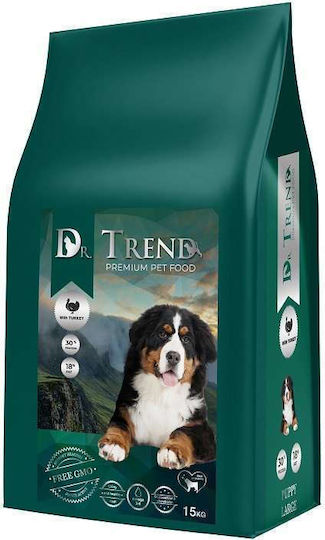 Dr. Trend 15kg Dry Food for Large Breed Puppies with Turkey