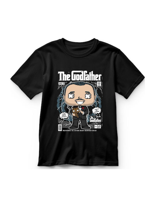 Kids' T-shirt Black Godfather Vito Corleone