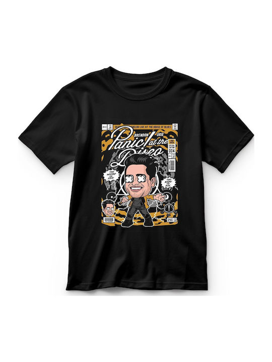 Kids' T-shirt Black Brendon Urie Panic At Disco