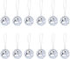 Disco Balls Silver 3cm 12pcs