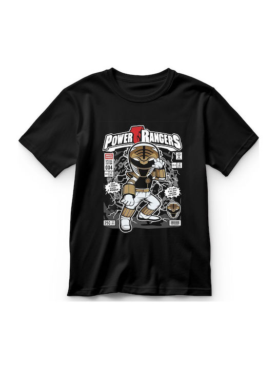 Παιδικό T-shirt Black Power Ranger