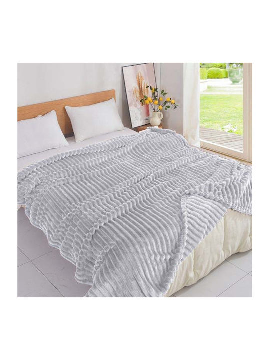 SpitiBazaar Blanket Velvet Queen 220x240cm Grey